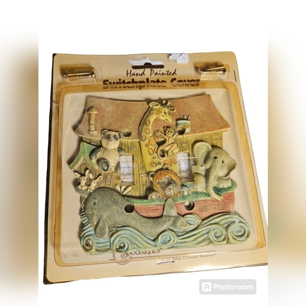 Vintage Noah's Ark light switch NWT.